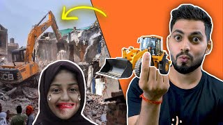 Liberals Meldown over UP POLICE Bulldozing Afreen Fatima's House