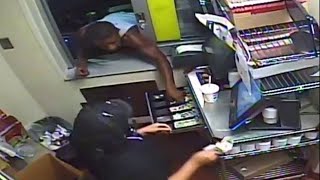 mcdonalds robbery surveillance video