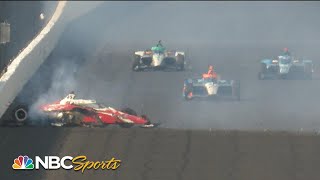 104th Indianapolis 500: Spencer Pigot withstands major impact | Motorsports on NBC