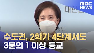 수도권, 2학기 4단계서도 3분의 1 이상 등교 (2021.08.09/5MBC뉴스)