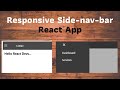 React App: Creating a Responsive Navigation Bar from Scratch