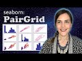 Seaborn PairGrid | Compare PairGrid vs pairplot and use seaborn PairGrid map and map_diag