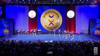 Team USA All Girl Premier ICU World Cheerleading Championship 2024 Semi Finals