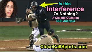 Did Batter Interfere with Catcher on Bunt Attempt? Umpire Analysis of College Question