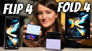 Galaxy Z Flip4 and Z Fold 4 First Impressions