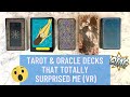 I'M SHOCKED😱These tarot decks & oracle decks totally surprised me! #surprisingdecks