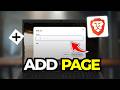 How To Add A Website Page To The Home Screen On Brave Browser (Tutorial 2026)