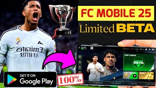 💯 HOW TO DOWNLOAD FC MOBILE 25 BETA IN ANY COUNTRY | 100% WORK TUTORIAL