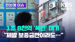 [한눈에 이슈] 1조 8천억 폭탄 터진다…전세가 죄도 아닌데 \