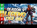 Ranking Every Legend Worst To Best In Season 9 - Apex Legends Legacy