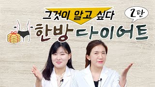 [식약보감 6편] 한방 다이어트, 그것이 알고싶다 2탄