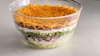 Easy Seven Layer Salad Recipe