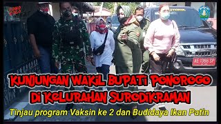 Kunjungan Wakil Bupati dan rombongan di Kelurahan Surodikraman