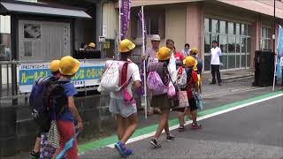 あいさつ運動 須賀小学校