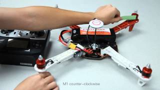 DJI F450\u0026Naza-M Setup Demo-Motor Mixer