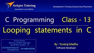 C language - Class 13 : Loops - Part 1 (While and do while loops)