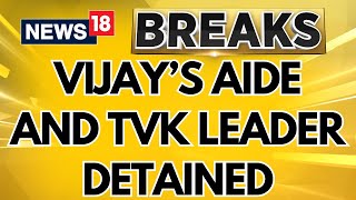 General Secretary Of Actor Vijay's Tvk Party Detained For Distributing Pamphlets On Anna Uni Case