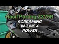 Dynotest ZX25R Setelah Porting Part 4 - Aceventura Racing Depok