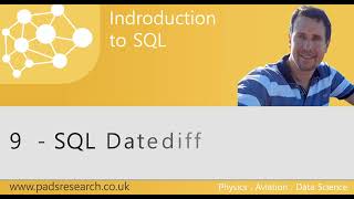 Learn SQL – 9 Datediff SQL