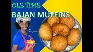 How to make BAJAN MUFFINS, old fashioned style by Kelly Henry #bajanrecipes #bajanfood #fry dumpling