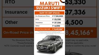 Maruti Swift VXI AMT Petrol 2023 Price in New Delhi - May 2023 On Road Price of Swift | CarLenaHai