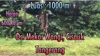 JUAL TANAH DI DESA MEKAR WANGI, CISAUK - TANGERANG