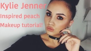 Kylie Jenner inspired peach makeup tutorial🍑 | Abigail Tamsin