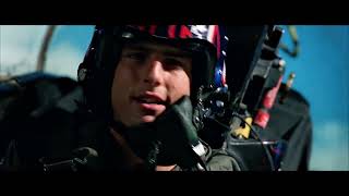 Tom Cruise,Tim Robbins in Top Gun - flight control