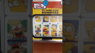 The Simpsons Juego de Dominó Caja Metálica Fichas grandes #simpsons