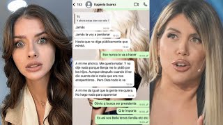 CAOS TOTAL: WANDA NARA PUBLICÓ CHATS PASADOS CON LA CHINA SUÁREZ Y METIÓ A PAMPITA EN LA GUERRA