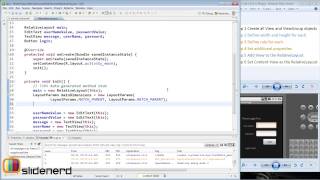 58 Relative Layout Using Java Building a Login Screen Part 1 Android UI Tutorial HD