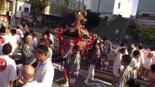 平成27年 千住 本氷川神社 例大祭 旭睦 記念撮影 神輿渡御 。