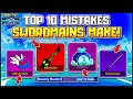Top 10 MISTAKES Swordmains Make In Blox Fruits!
