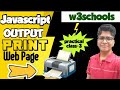 JavaScript Output || Practical Part 3 || w3schools || it full knowledge