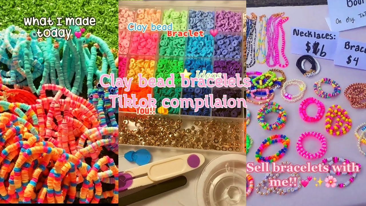 Clay Bead Bracelet Tiktok Compilation Youtube