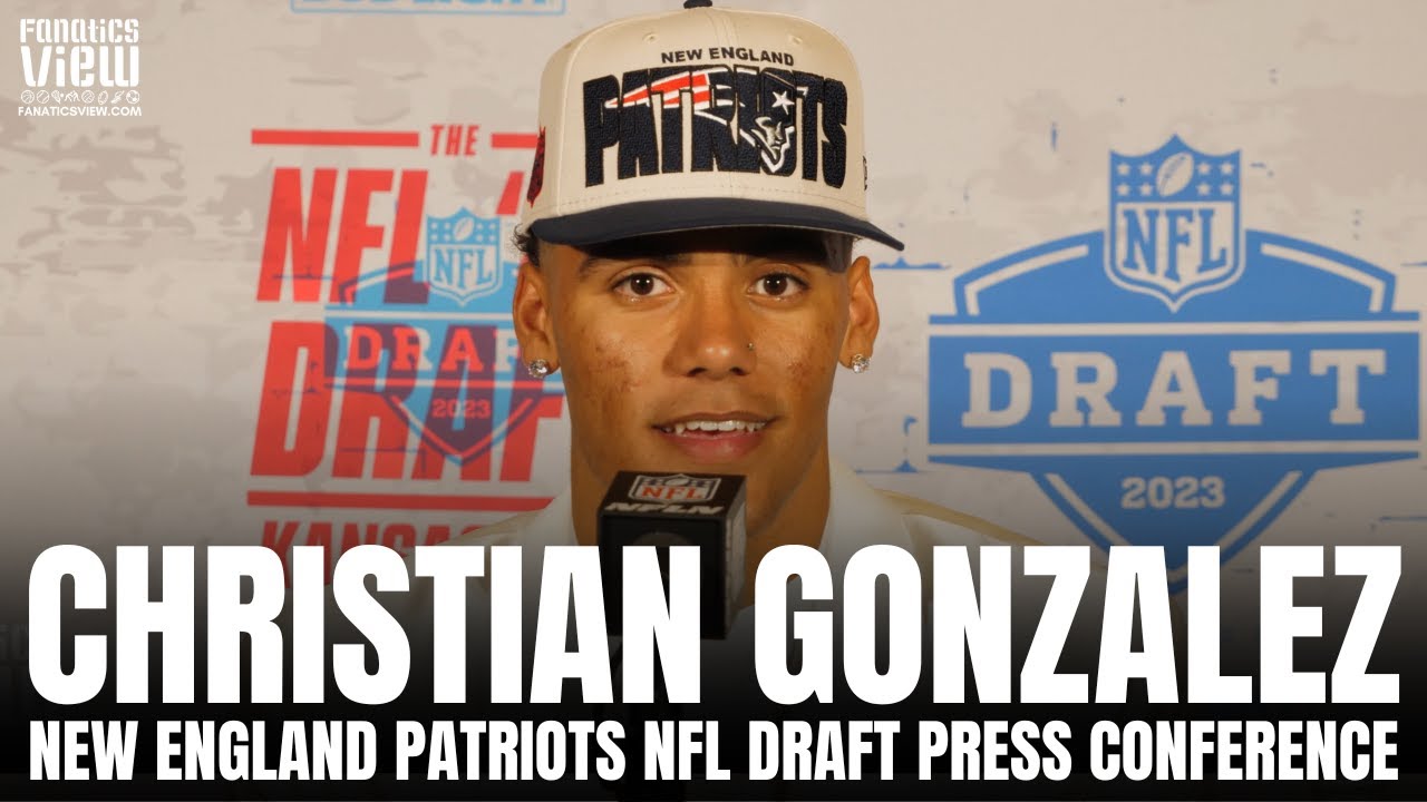 Christian Gonzalez Reacts To Being Drafted By New England Patriots ...