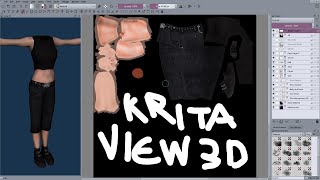 More Krita View3D plugin features