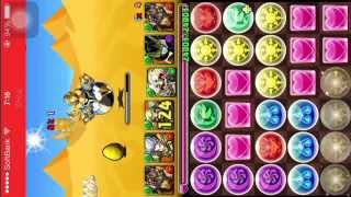 【パズドラ】メジェドラ降臨 超地獄級 覚醒バステトPT(封印ど忘れ)