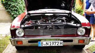 1972 Chevrolet Nova 454 Cowl Hood installation timelapse video