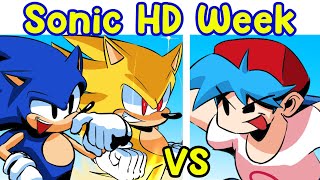 Friday Night Funkin' VS Sonic HD FULL WEEK + Cutscenes (FNF HD/Mod)