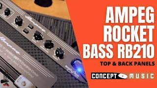 Ampeg Rocket Bass RB210 - Top and Back Panels | Concept Music