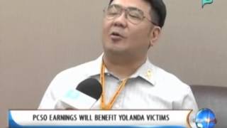 NewsLife: PCSO earnings will benefit Yolanda victims || Dec. 16, 2013