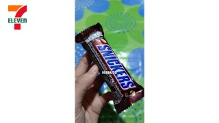 ลองกิน 7-11 EP.251 Snickers สนิกเกอร์ส ขนมถั่วลิสงคาราเมลและนูกัตเคลือบช็อกโกแลตนม เซเว่น