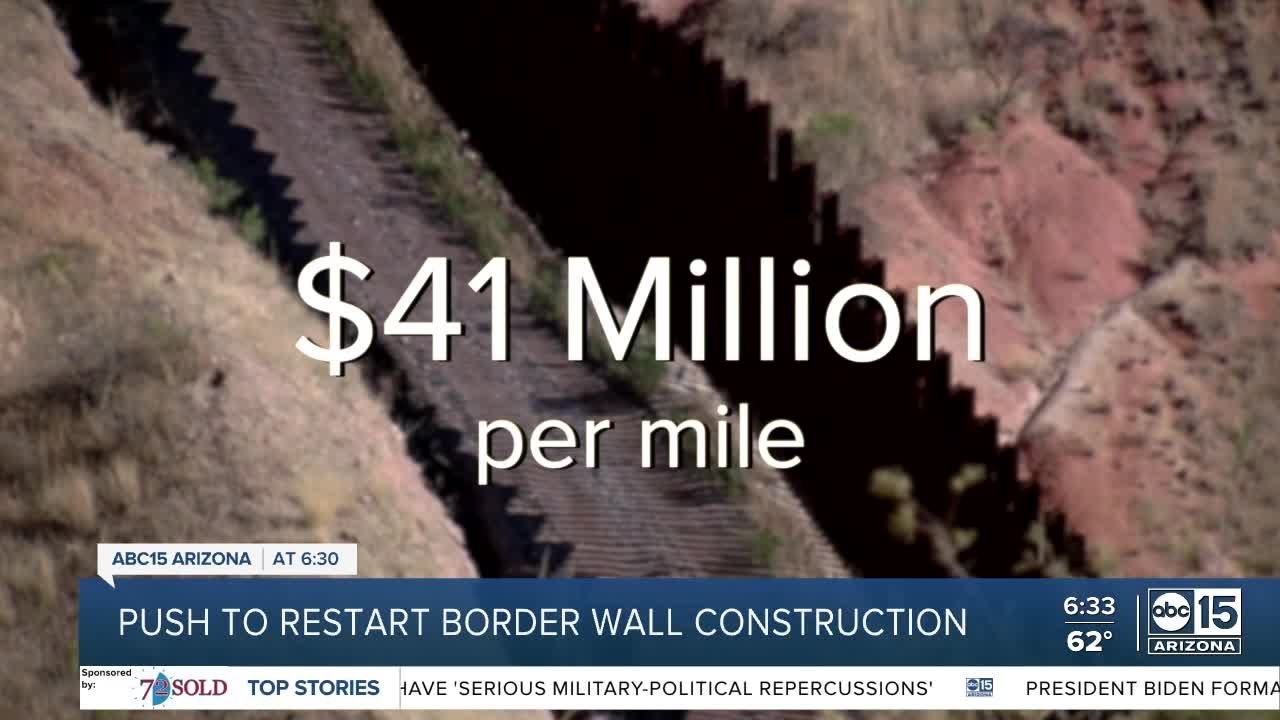 Republican State Lawmakers Ready To Restart Building A Border Wall In ...