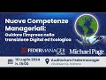 Nuove Competenze Manageriali  Guidare l’impresa nella transizione Digital ed Ecologica