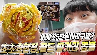 초초초한정 골드 얼티밋 발키리 뽑음! 헐~~ 이게 25만원이라는데요? 베이블레이드 랜덤부스터 28 [장덕대]