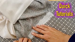 Restorative Patch on Tweed Jacket! - Quick Tutorials