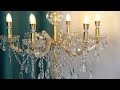 aeyee vintage crystal table lamp candelabra decorative bedside desk lamp glass night light in gold