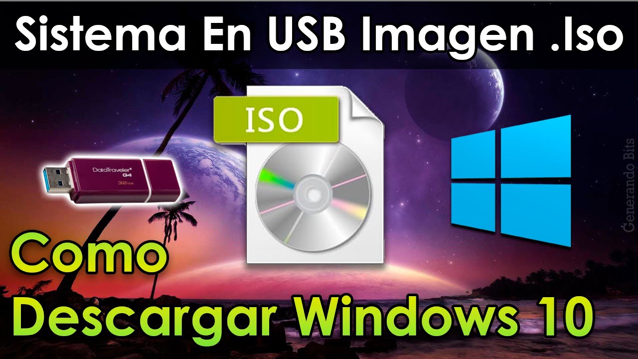 Descargar Windows 10 Original 32 Y 64 Bits Como Imagen Iso - YouTube