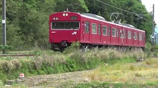 30秒の心象風景19102・赤い電車が走る～103系2両編成～